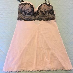Sexy Intimissimi Slip with Black Lace Detailing